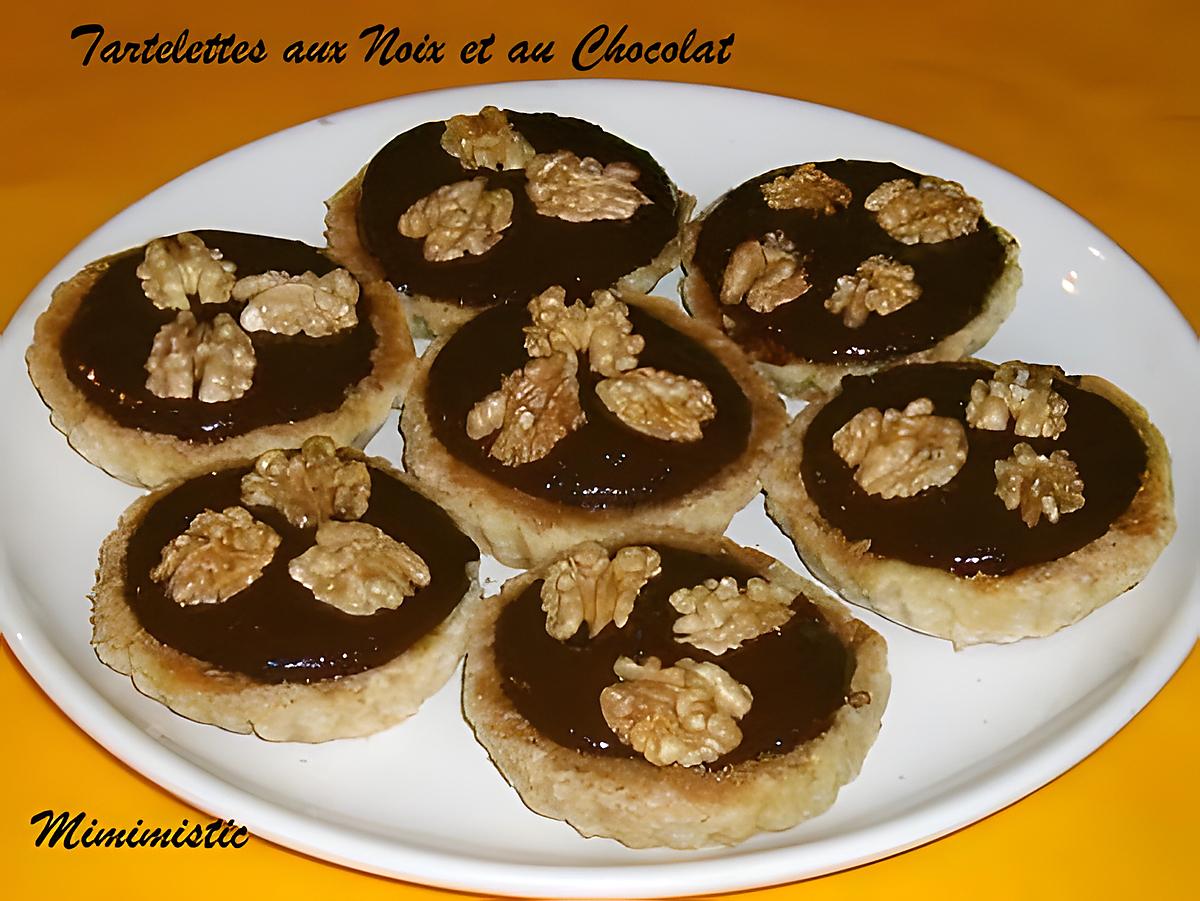 recette Tartelettes aux noix et au chocolat