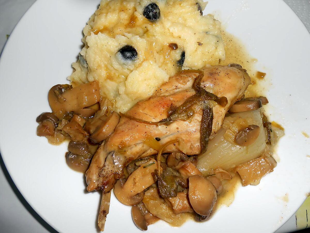 recette CUISSES DE LAPIN A LA SAUGE