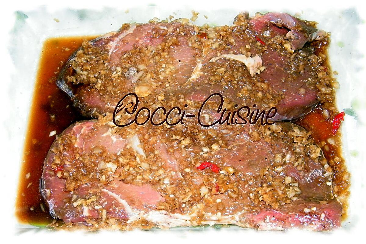 recette Bœuf mariné à la Coréenne