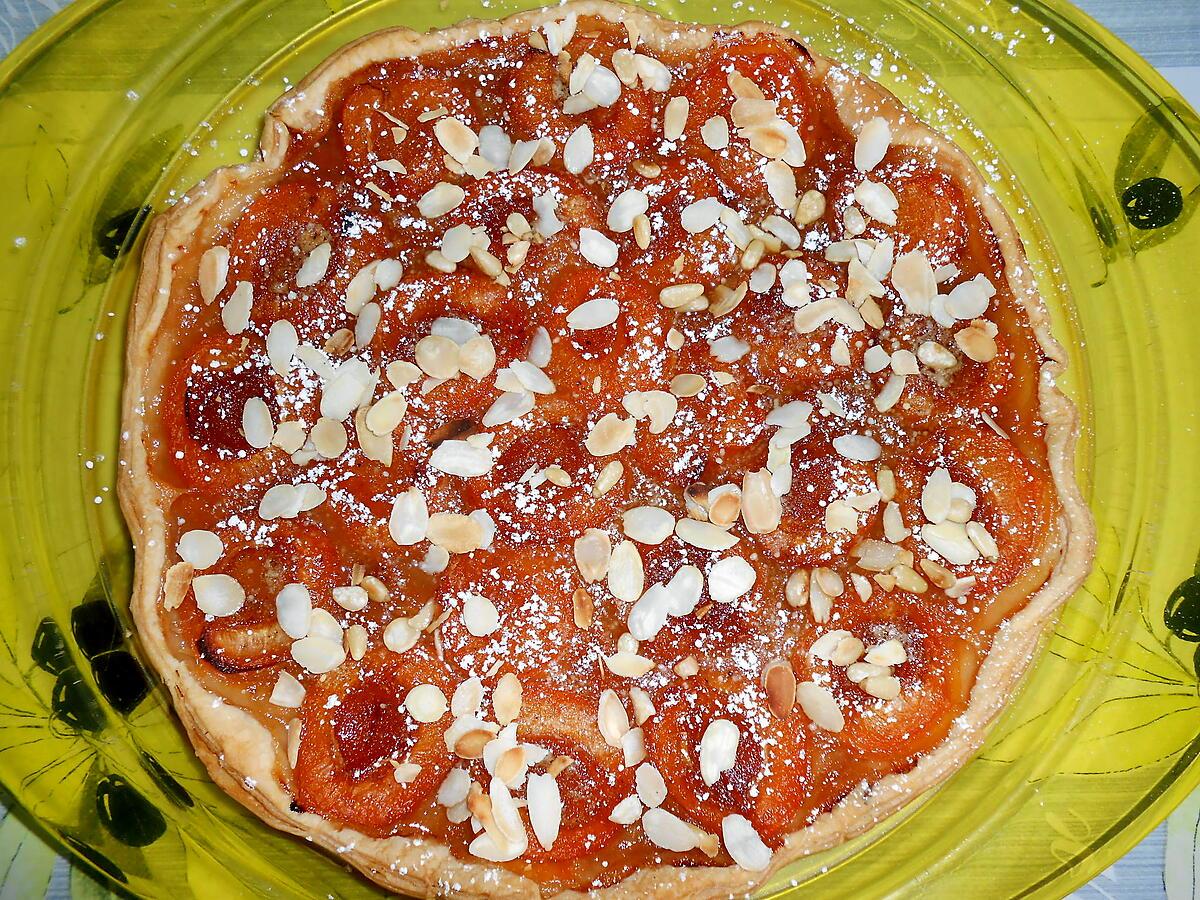 recette TARTE AUX ABRICOTS