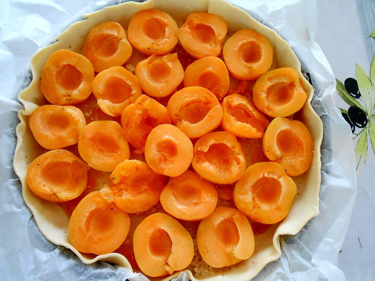 recette TARTE AUX ABRICOTS