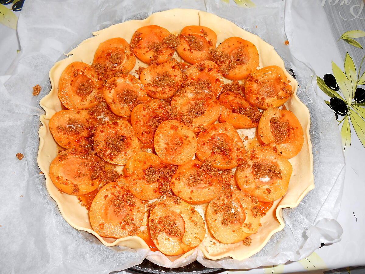 recette TARTE AUX ABRICOTS