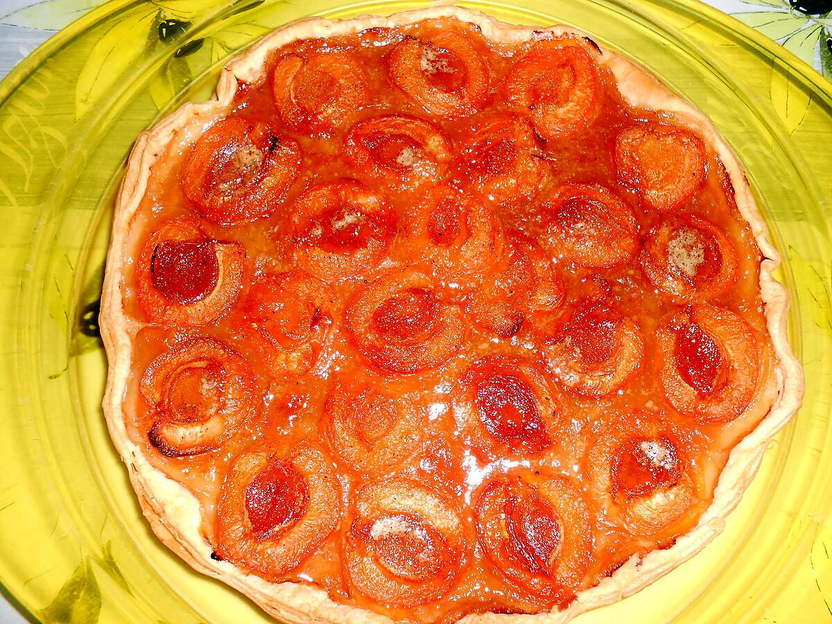 recette TARTE AUX ABRICOTS