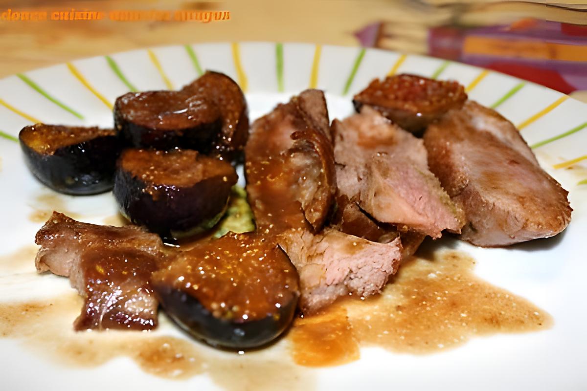 recette Magrets de canard aux figues et pineau des charentes