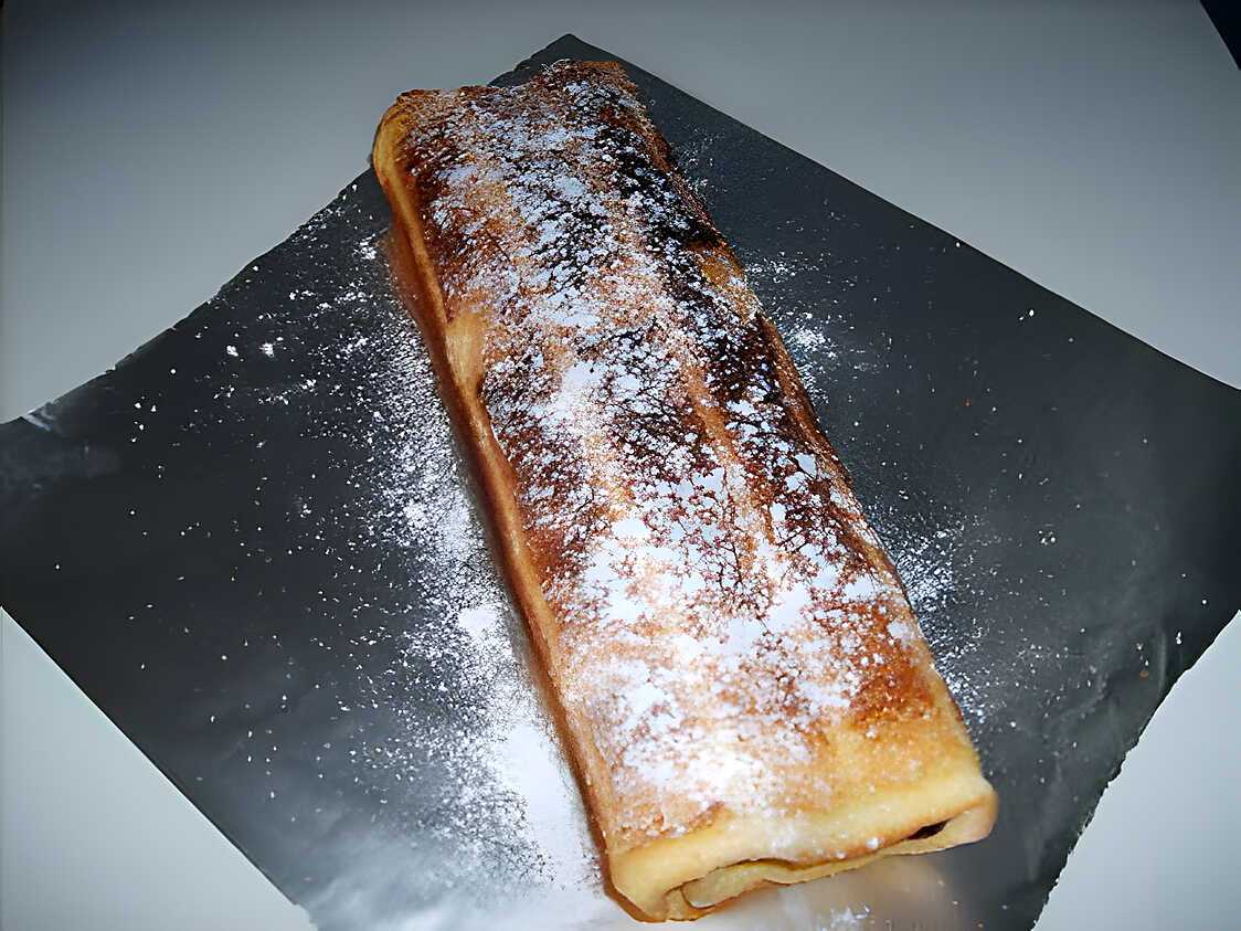 Gâteau roulé à la confiture de mûres (sans matière grasse)