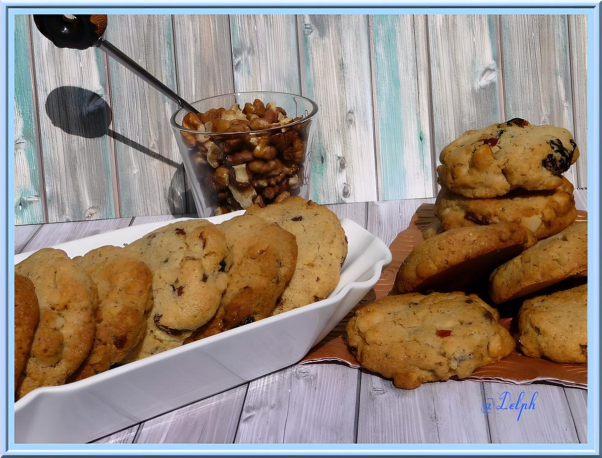 recette Cookies aux fruits secs