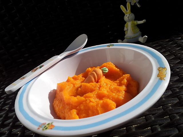 recette Purée de carotte *Pour Bébé*