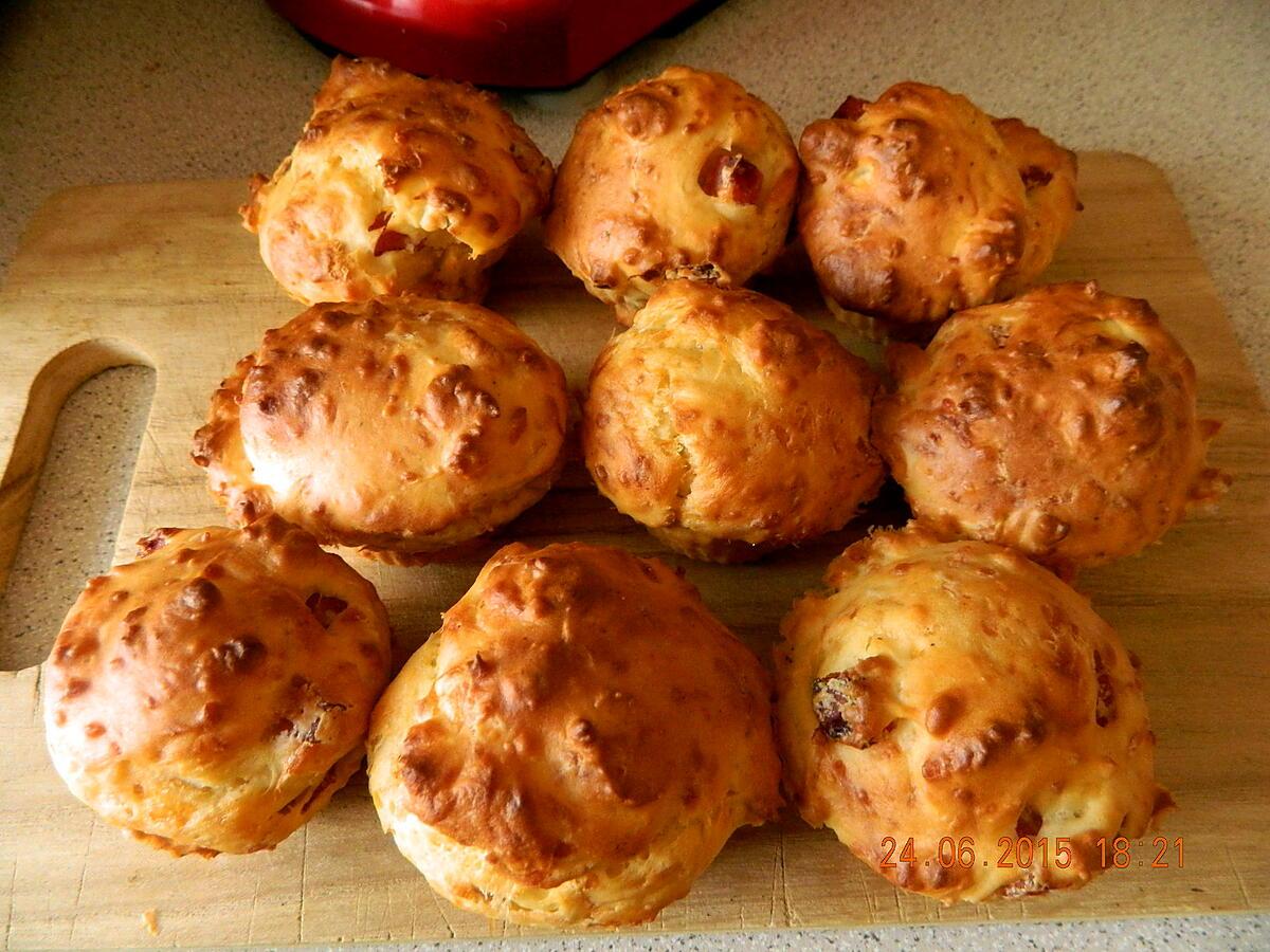 recette Muffins ricotta jambon