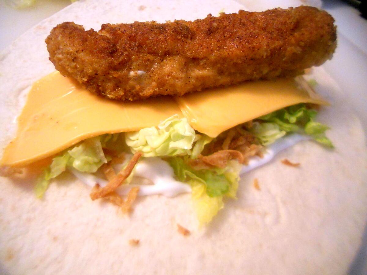 recette Wraps ranch façon Mc Do