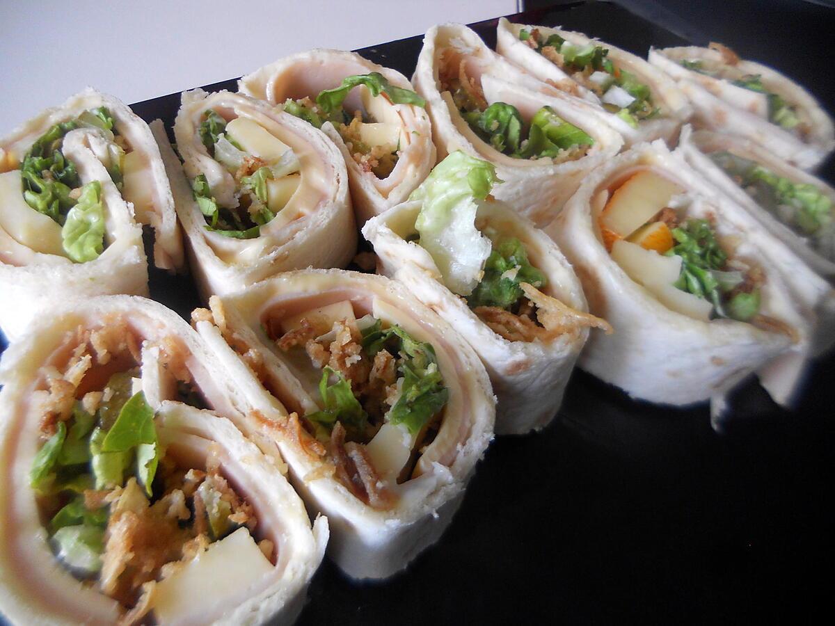 recette Wraps apéritif