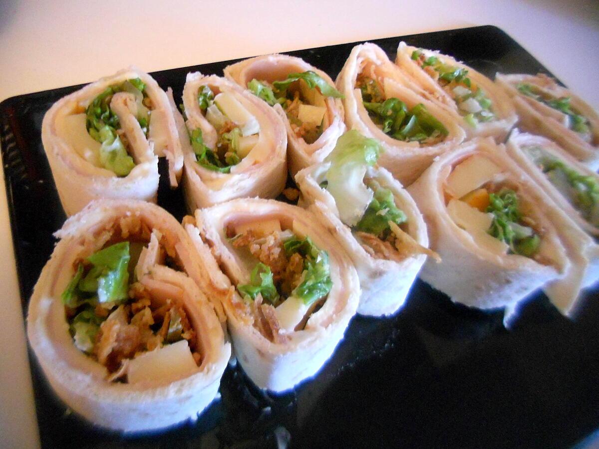 recette Wraps apéritif