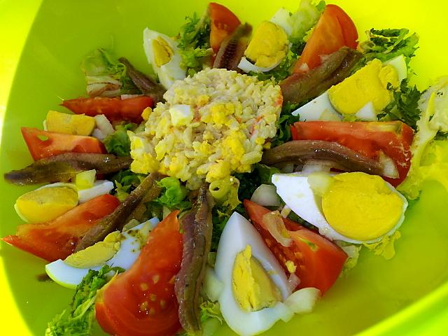 recette Laitue niçoise*pique-nique*