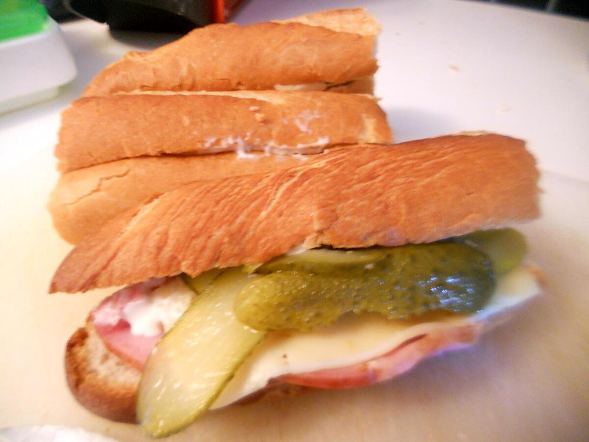 recette Sandwichs pique nique de PAPA