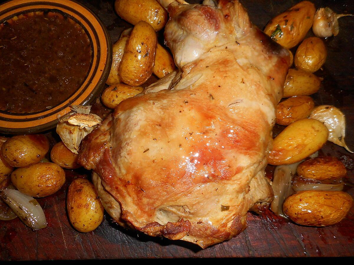 recette Epaule d agneau rotie pommes de terre de noirmoutier