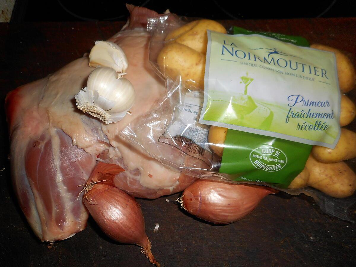 recette Epaule d agneau rotie pommes de terre de noirmoutier