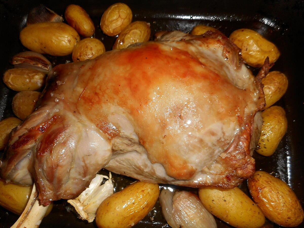 recette Epaule d agneau rotie pommes de terre de noirmoutier