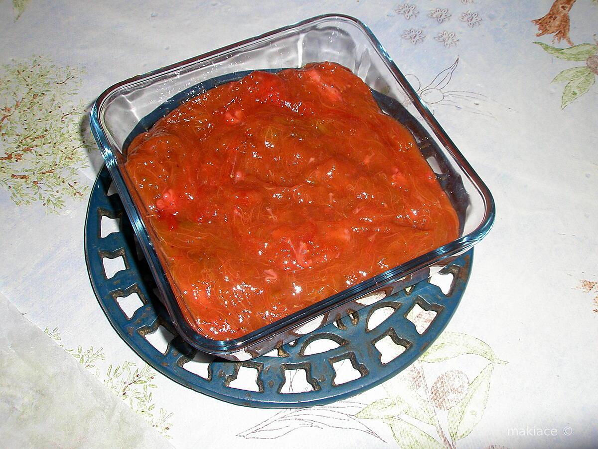 recette Compote rhubarbe et fraise