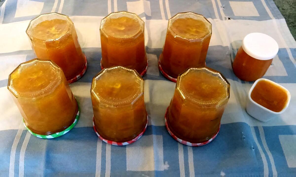 recette Marmelade d'abricots à la vanille