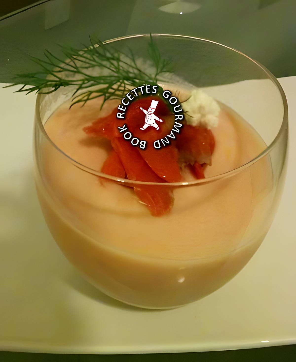 recette Panna Cotta de chou-fleur au saumon fumé