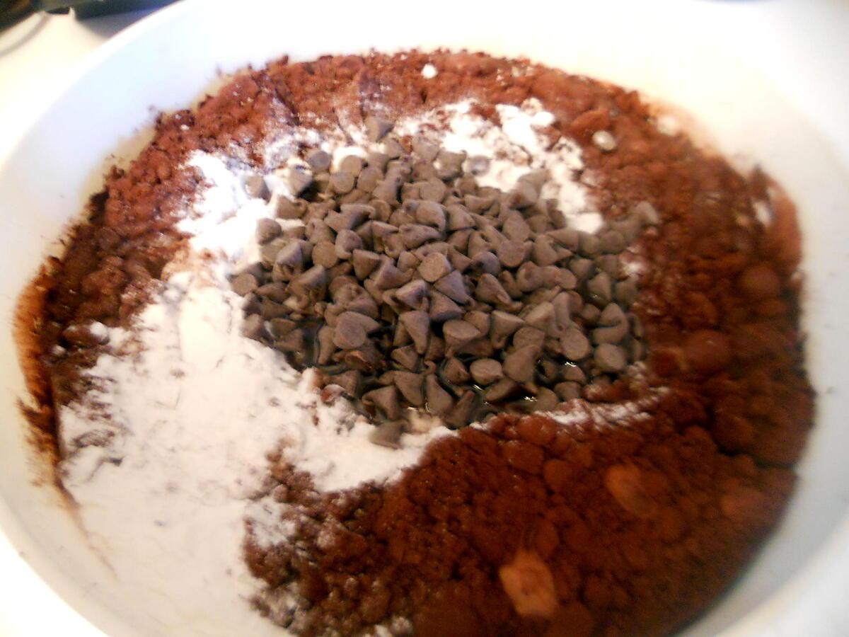 recette Brownie cacao au pépite de chocolat
