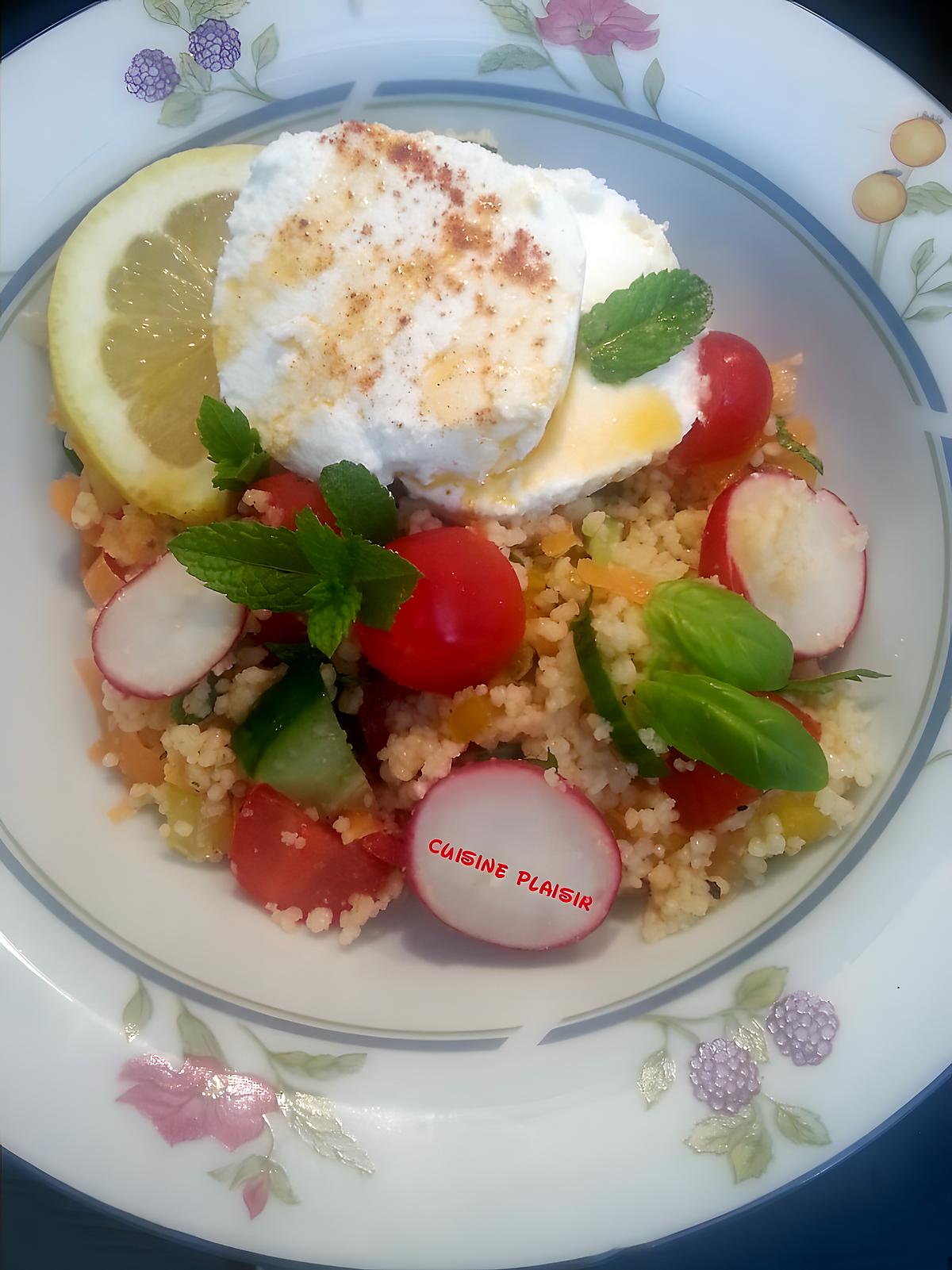 recette Taboulé au fromage de chèvre