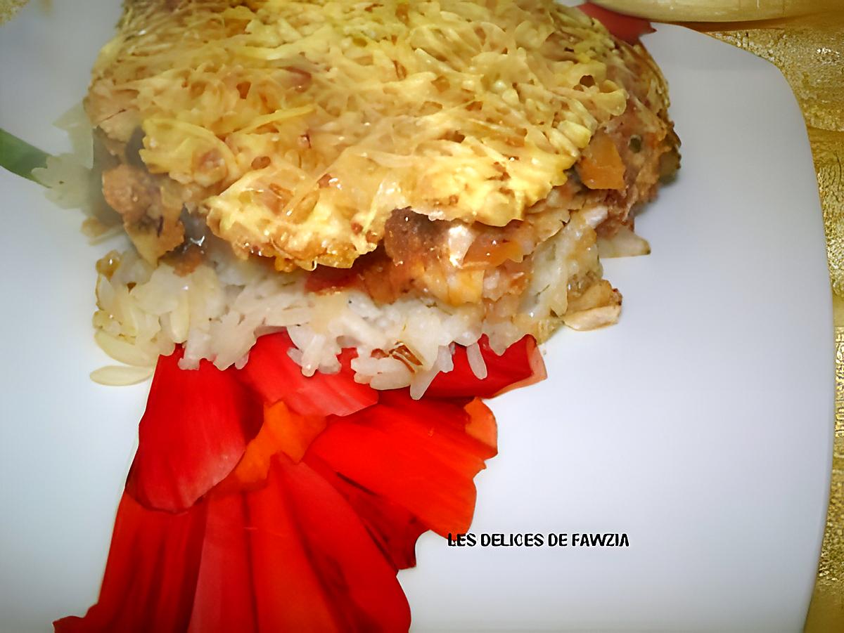 recette Gratin de cabillaud au riz