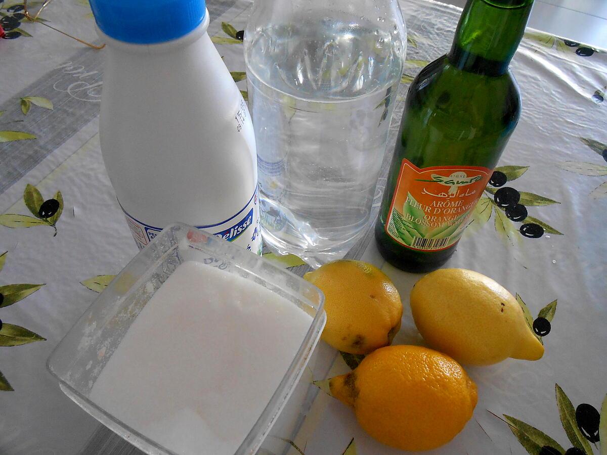 recette LIMONADE ALGERIENNE "CHERBET"