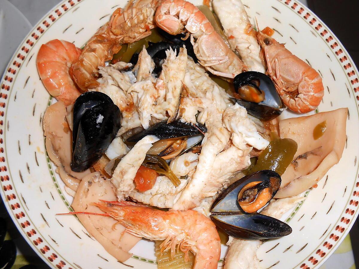 recette ZUPPETTA DI MARE