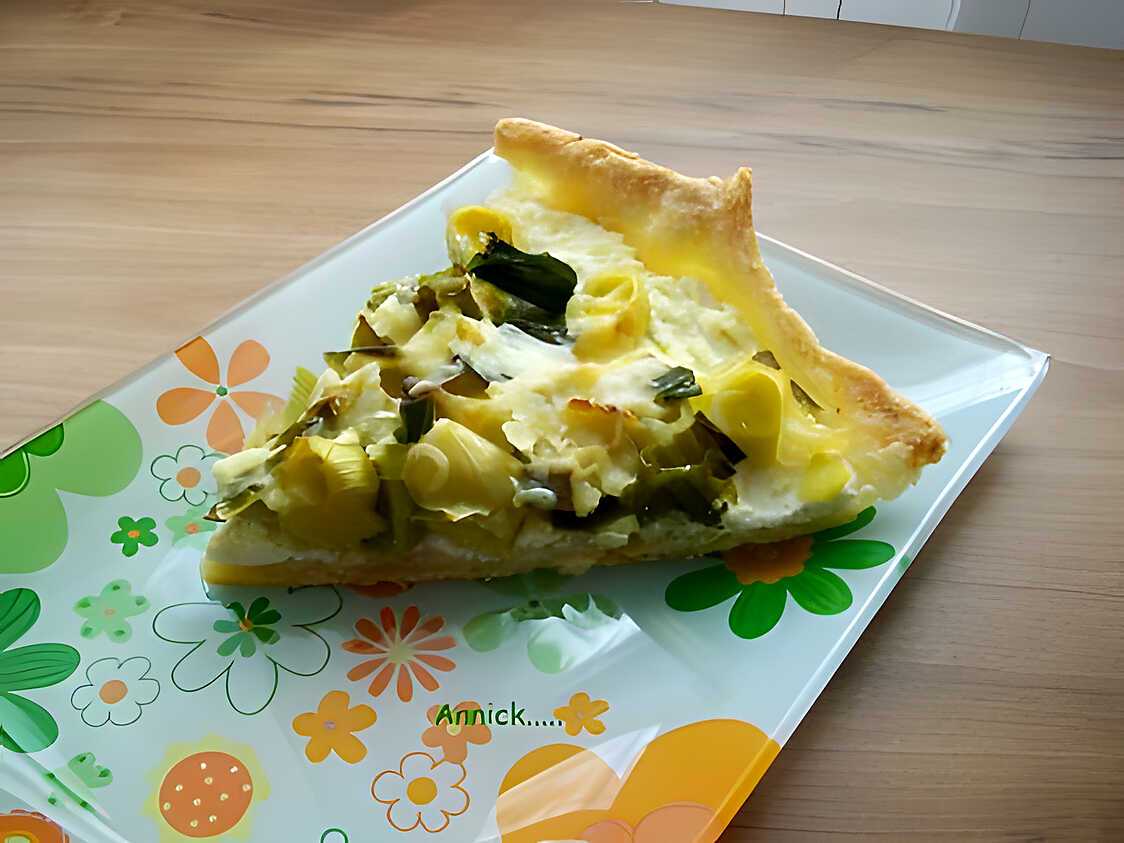 Recette de Tarte poireaux-ricotta