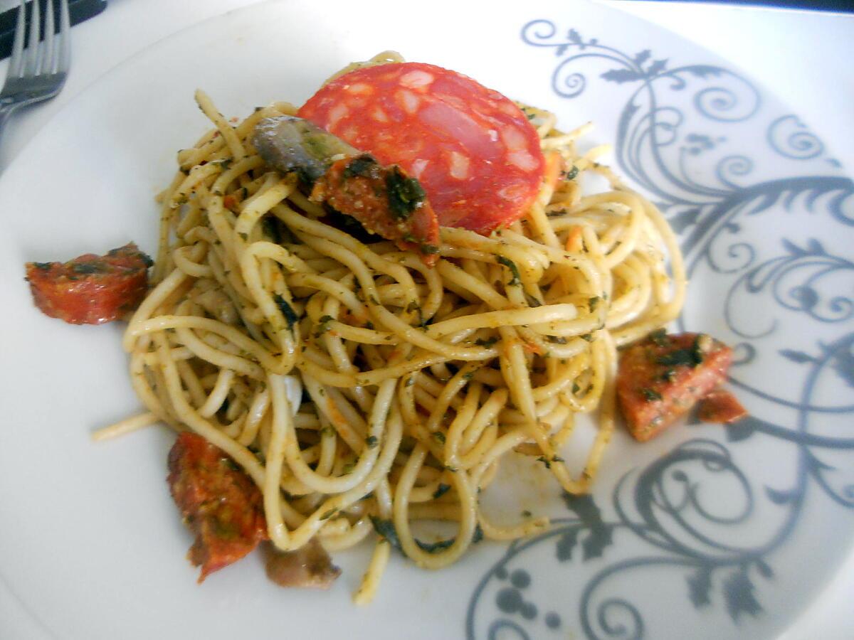 recette One pot pasta chorizo