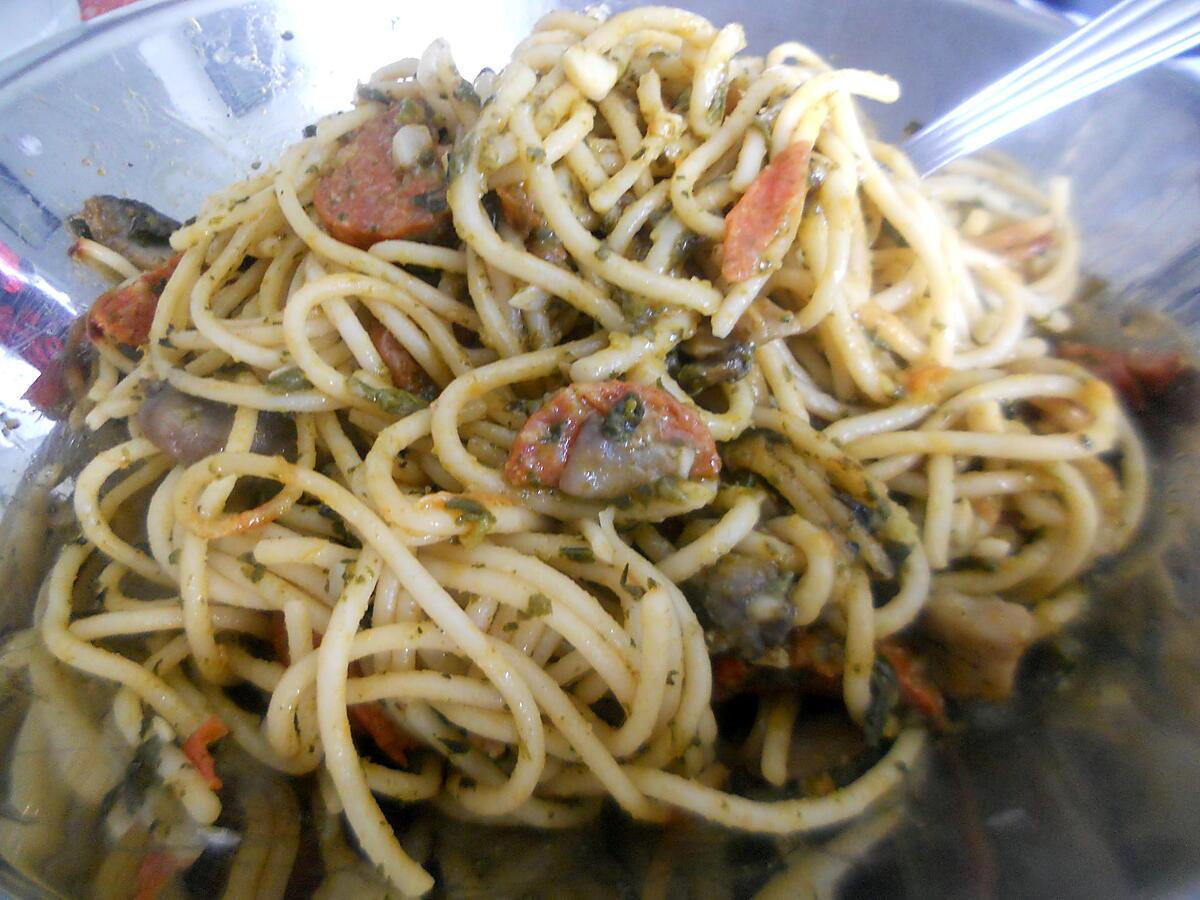 recette One pot pasta chorizo