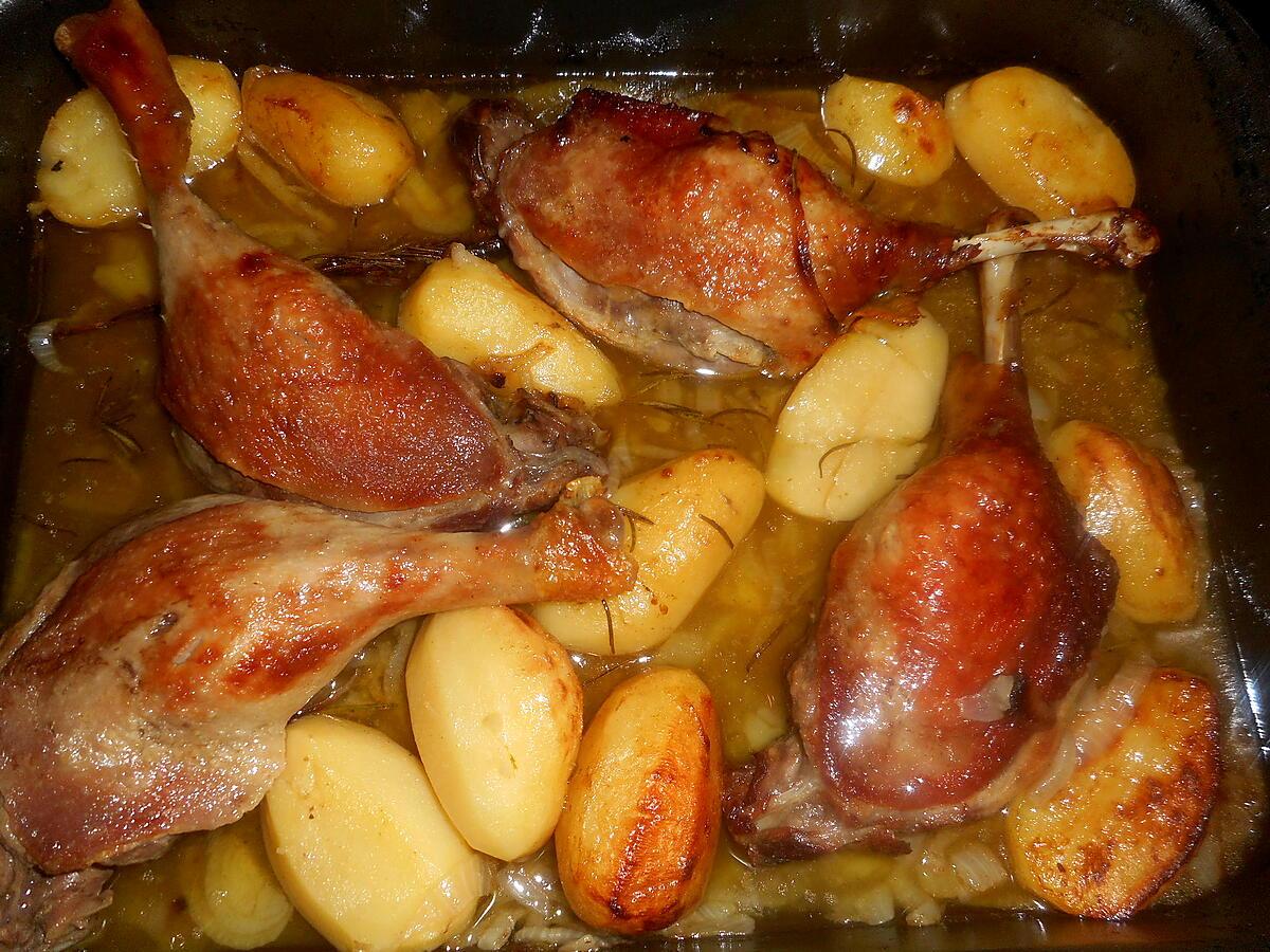 recette Cuisses de canard pommes fondantes