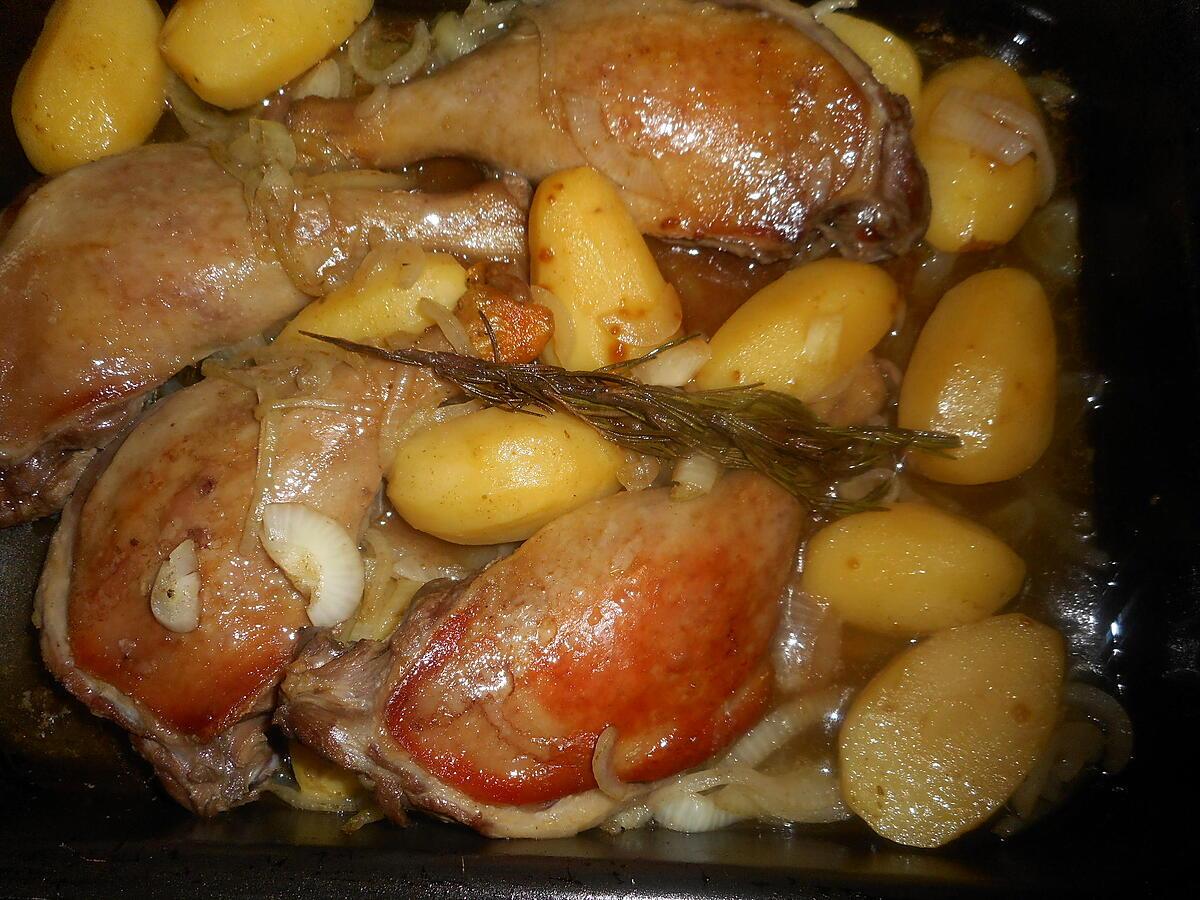recette Cuisses de canard pommes fondantes