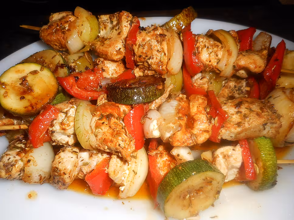 recette Brochette de dinde a l orientale