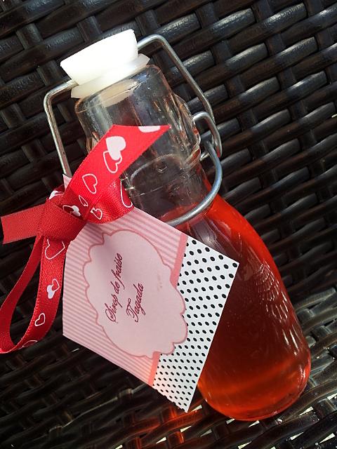 recette Sirop de fraise Tagada ® *Cadeau gourmand*