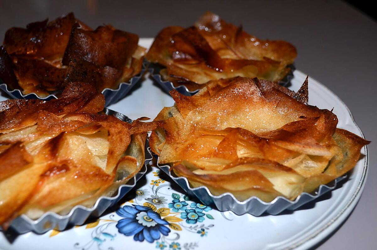 recette CROUSTADES AUX POIRES