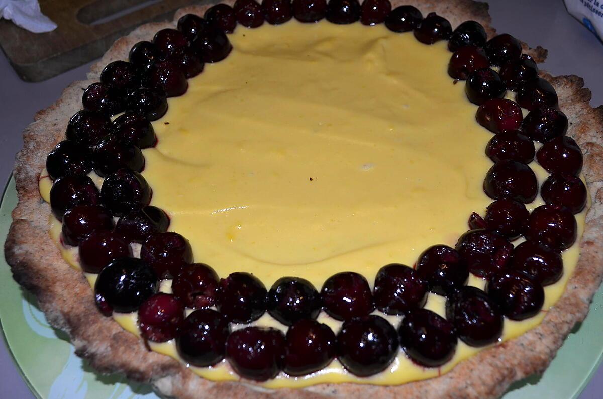 recette TARTE AUX CERISES NOIRES