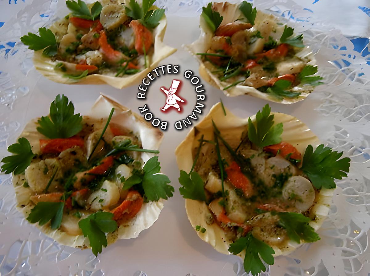 recette Coquilles Saint Jacques en salade