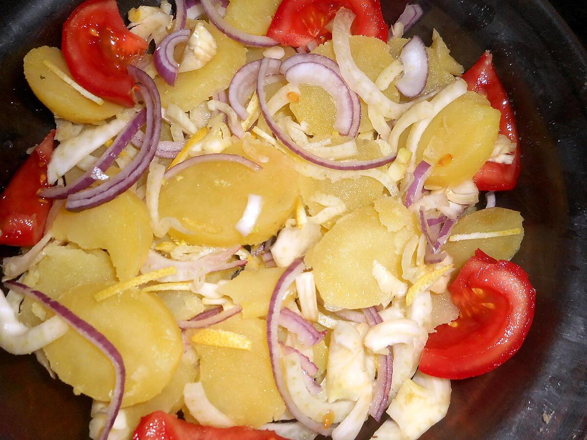 recette salade de poulpe parmentier saveur nicoise