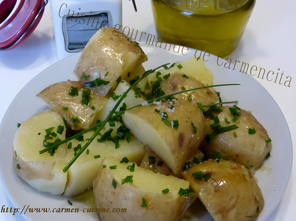 recette Pommes de terre primeur à la fleur de sel