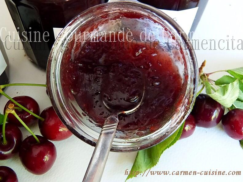 recette Confiture de cerises Burlat