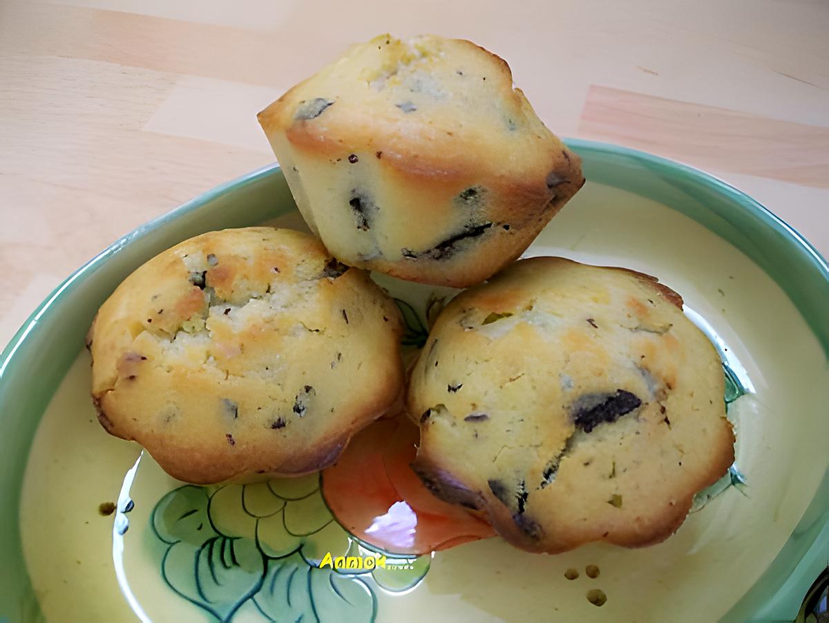 recette muffins citron-choco