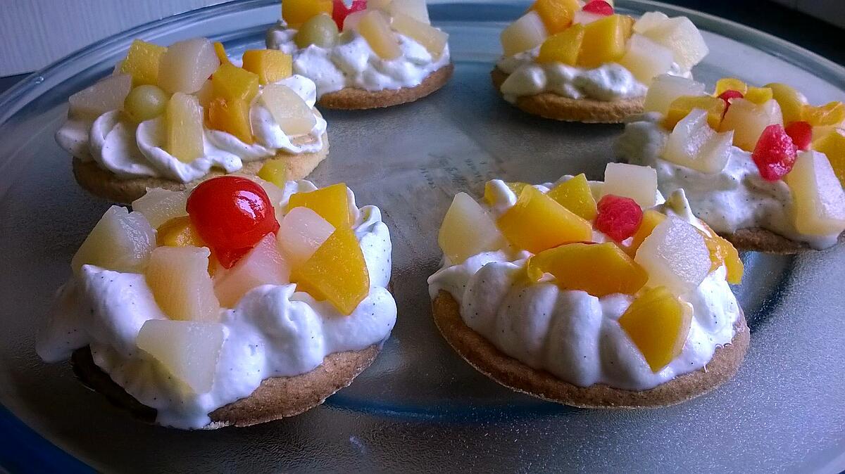 recette tartelettes aux fruits