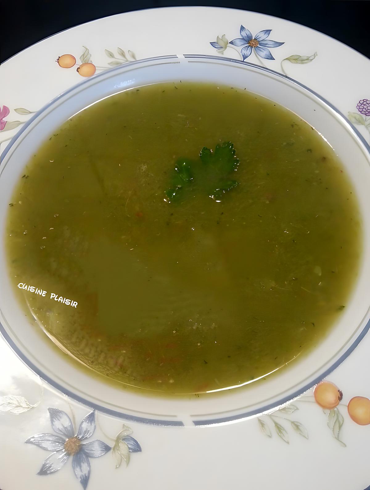 recette Potage /velouté aux légumes du jardin