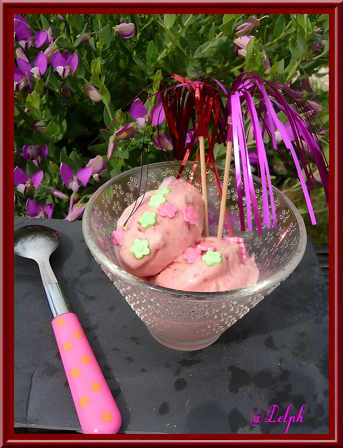 La recette Sorbet framboises-cerises