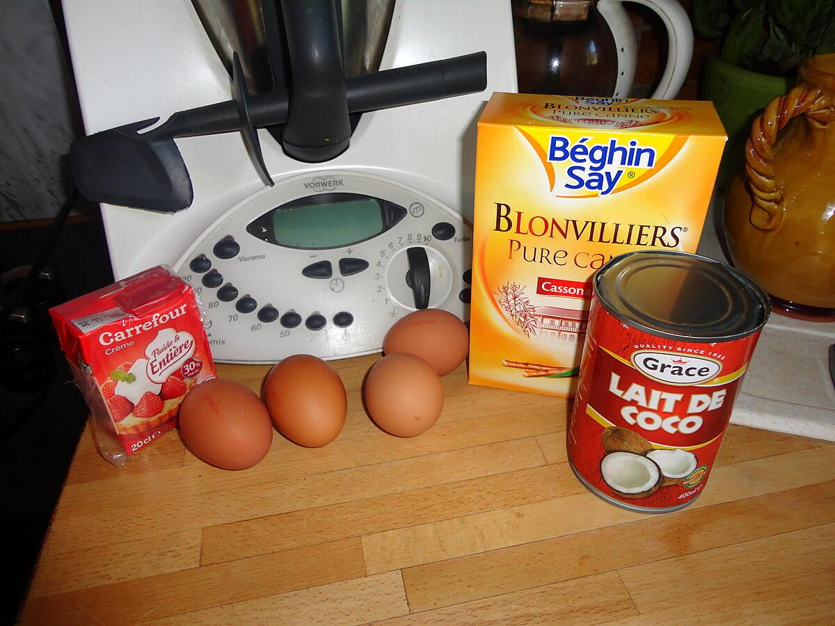 recette mousse au chocolat au lait de coco