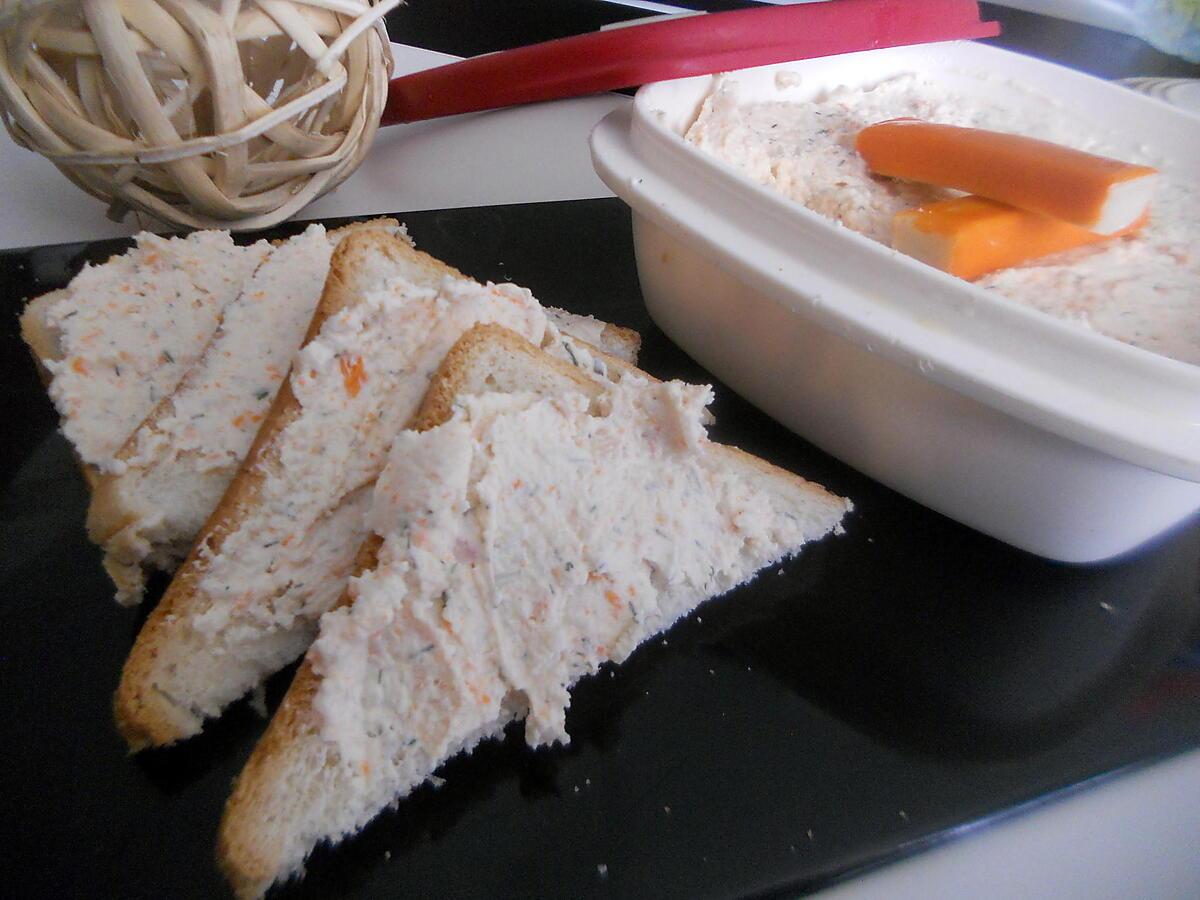 recette Rillettes de surimis