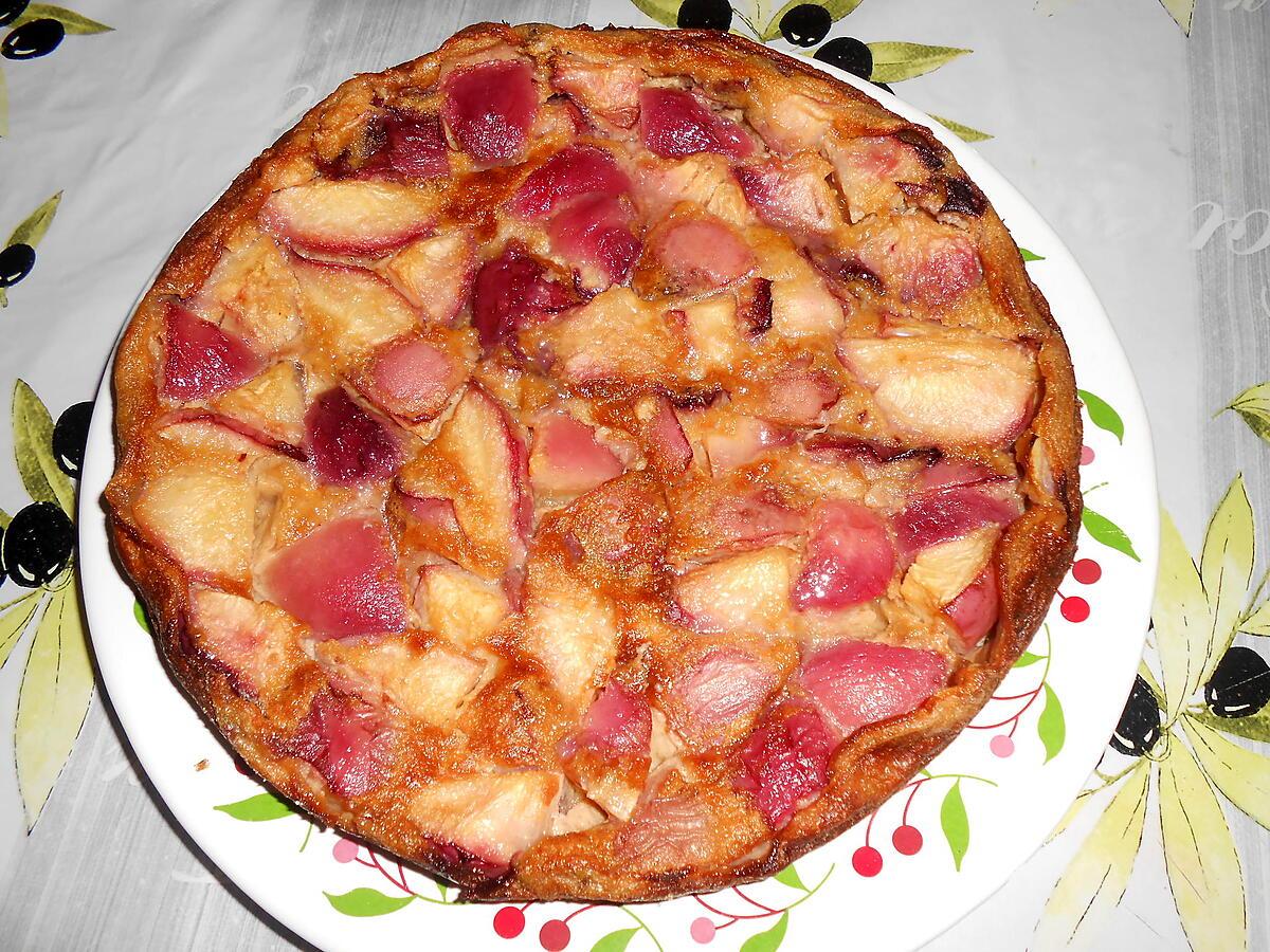 recette CLAFOUTIS AUX NECTARINES