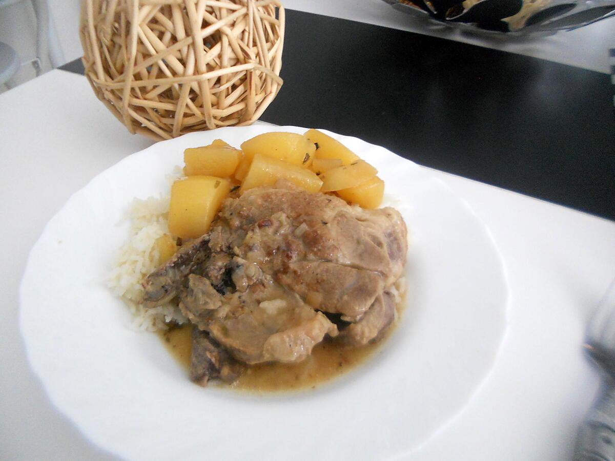 recette Côtes de porc en râgout