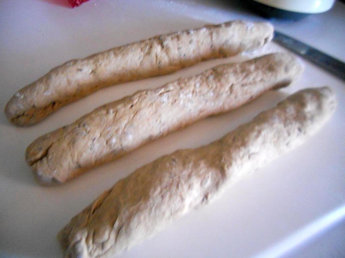 recette Baguettes fourrés chorizo fromages